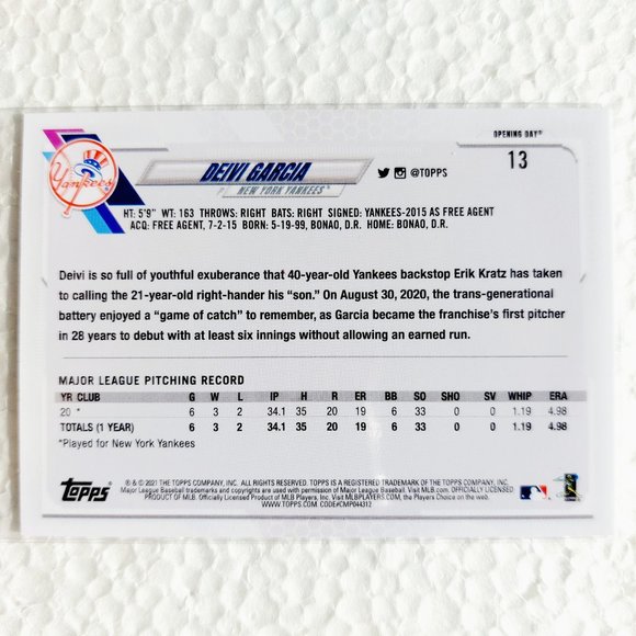 New York Yankees 6 Card Lot - BSBL [19_5] - Picture 7 of 13